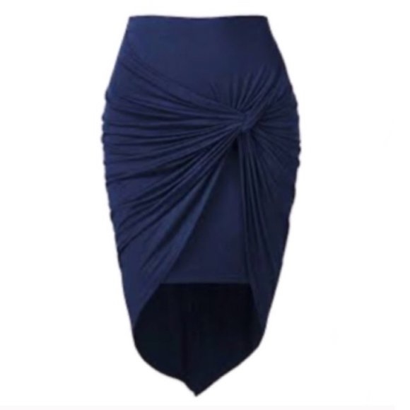 Come Together California Dresses & Skirts - Come Together California Navy Drape Skirt - L